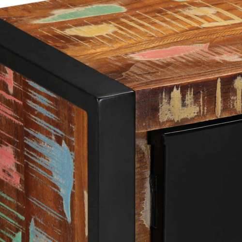 TV ormarić 80x30x35 cm Obrađeno puno drvo - 1 masivno obnovljeno drvo Cijena