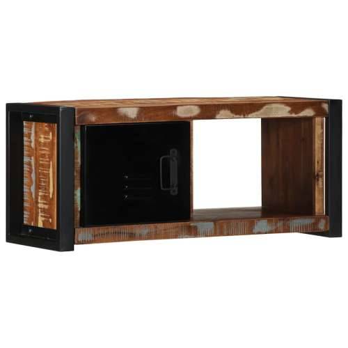 TV ormarić 80x30x35 cm Obrađeno puno drvo - 1 masivno obnovljeno drvo Cijena