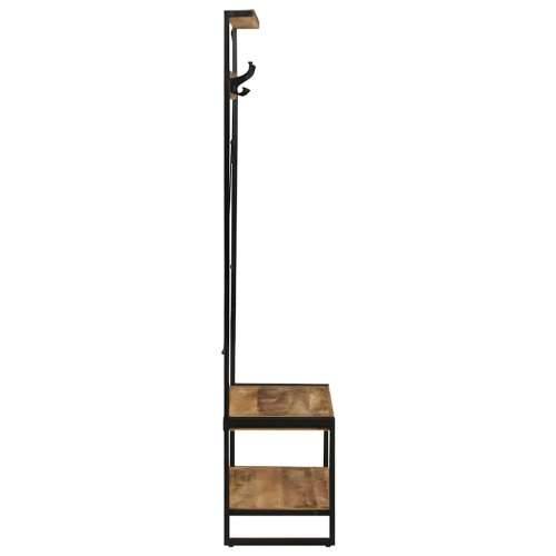 Stalak za odjeću 80x40x190 cm Puno grubo drvo Mango - Smeđa 1 Cijena