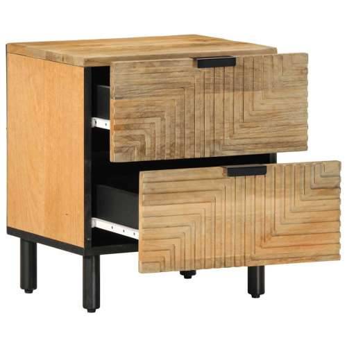 Noćni ormarići 2 kom smeđi 40x33x46 cm Puno drvo Mango - 2 drvo manga Cijena