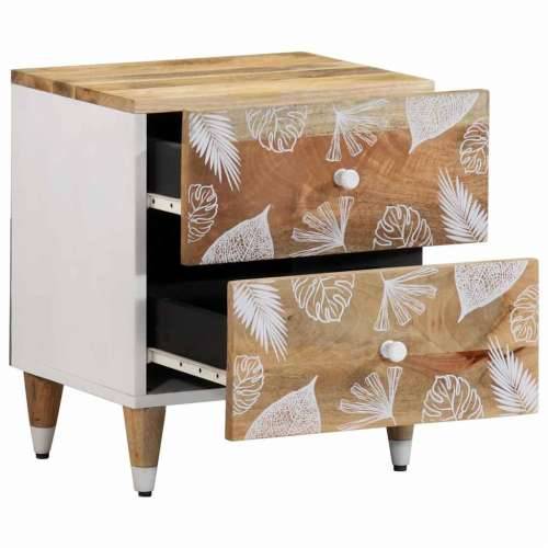 Noćni ormarići 2 kom 40x33,5x46 cm Puno drvo Mango - 2 Cijena