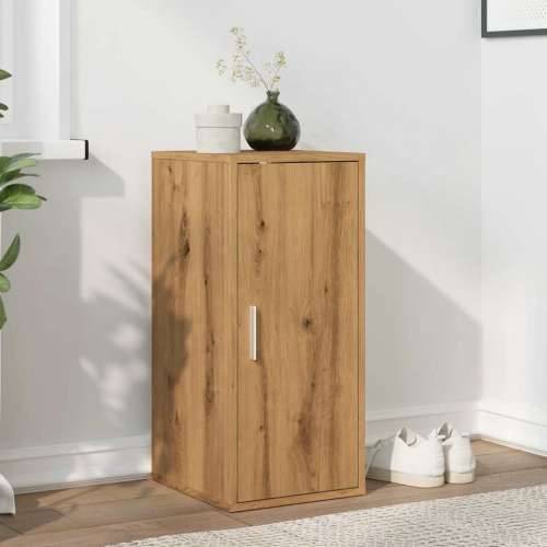 Ormarić za cipele Artisan hrast 32x35x70 cm izrađeno drvo - hrast artisan 32 x 35 x 70 cm 1 shoe cabinet with door Cijena