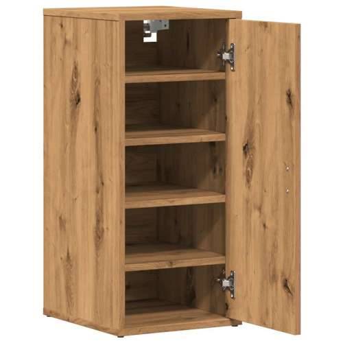 Ormarić za cipele Artisan hrast 32x35x70 cm izrađeno drvo - hrast artisan 32 x 35 x 70 cm 1 shoe cabinet with door Cijena