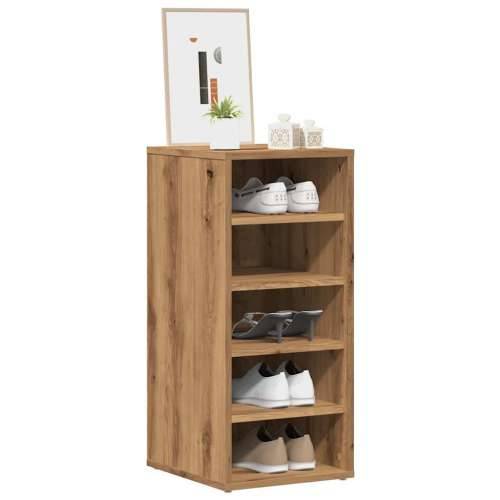 Ormarić za cipele Artisan hrast 32x35x70 cm izrađeno drvo - hrast artisan 31.5 x 35 x 70 cm 1 shoe cabinet without door Cijena