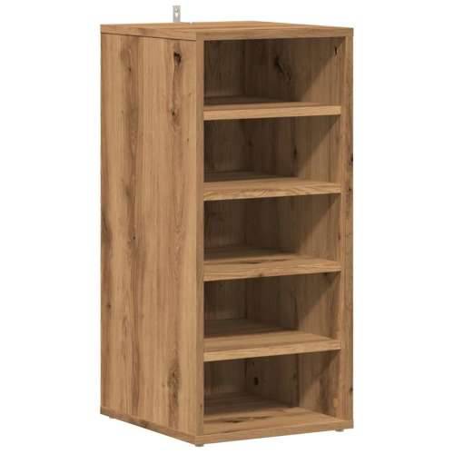 Ormarić za cipele Artisan hrast 32x35x70 cm izrađeno drvo - hrast artisan 31.5 x 35 x 70 cm 1 shoe cabinet without door Cijena