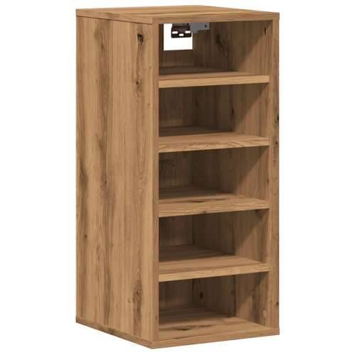 Ormarić za cipele Artisan hrast 32x35x70 cm izrađeno drvo - hrast artisan 31.5 x 35 x 70 cm 1 shoe cabinet without door Cijena