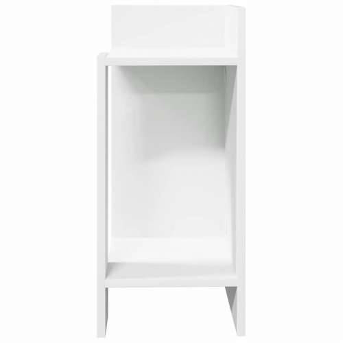 Pomoćni stolić s policom bijeli 25,5x27x60 cm - Bijela 1 Cijena