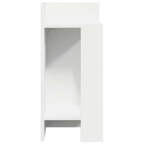 Pomoćni stolić s policom bijeli 25,5x27x60 cm - Bijela 1 Cijena