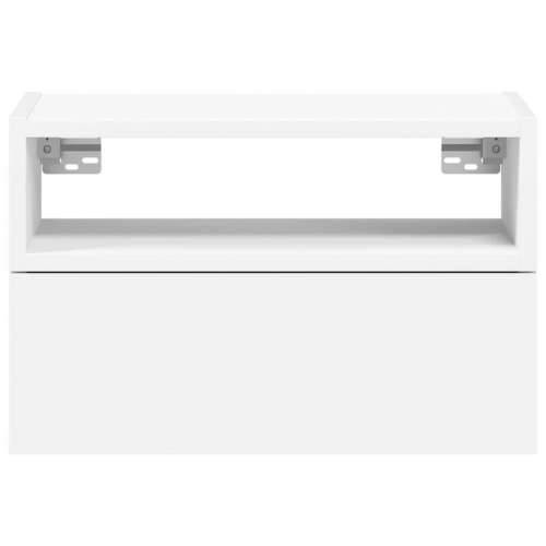 Zidni noćni ormarić bijeli 45x26x28,5 cm - Bijela 1 Cijena