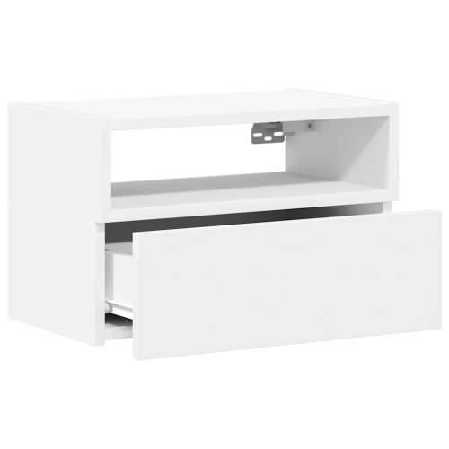 Zidni noćni ormarić bijeli 45x26x28,5 cm - Bijela 1 Cijena