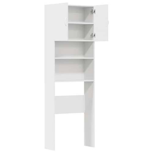 Ormar za perilicu bijeli 64x24x190 cm izrađeno drvo - Bijela 1 Cijena