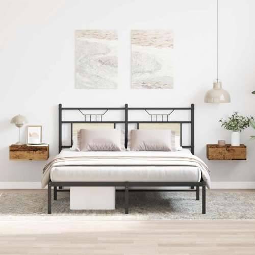 Plutajući noćni ormarići 2 kom staro drvo 40x32x15 cm - Staro drvo 2 Cijena