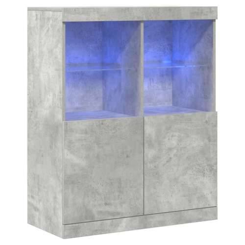 Komoda Beton Siva 81x37x100 cm Konstruirano Drvo - Beton siva 1 Cijena
