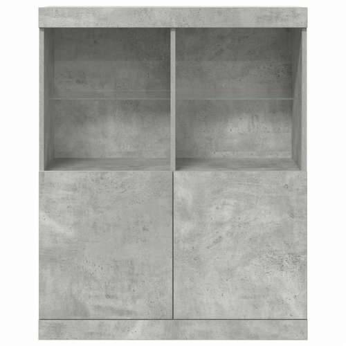 Komoda Beton Siva 81x37x100 cm Konstruirano Drvo - Beton siva 1 Cijena