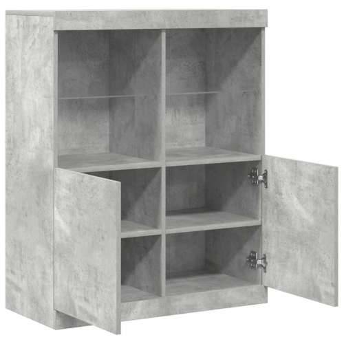 Komoda Beton Siva 81x37x100 cm Konstruirano Drvo - Beton siva 1 Cijena