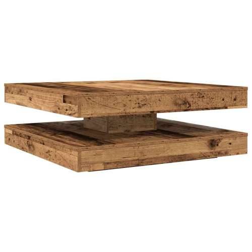 Stol za kavu rotirajući za 360 stupnjeva staro drvo - Staro drvo 90 x 90 x 34.5 cm 1 Cijena
