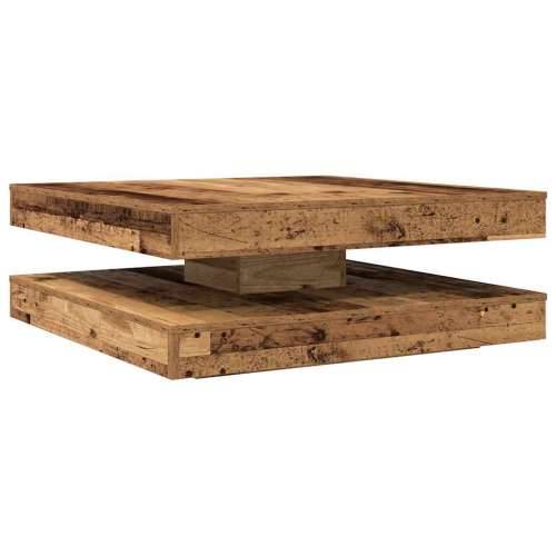 Stol za kavu rotirajući za 360 stupnjeva staro drvo - Staro drvo 90 x 90 x 34.5 cm 1 Cijena