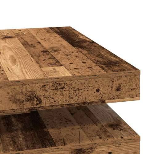 Stol za kavu rotirajući za 360 stupnjeva staro drvo - Staro drvo 90 x 90 x 34.5 cm 1 Cijena