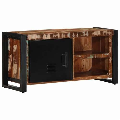 TV ormarić 80x30x40 cm Obrađeno puno drvo - 1 masivno obnovljeno drvo Cijena
