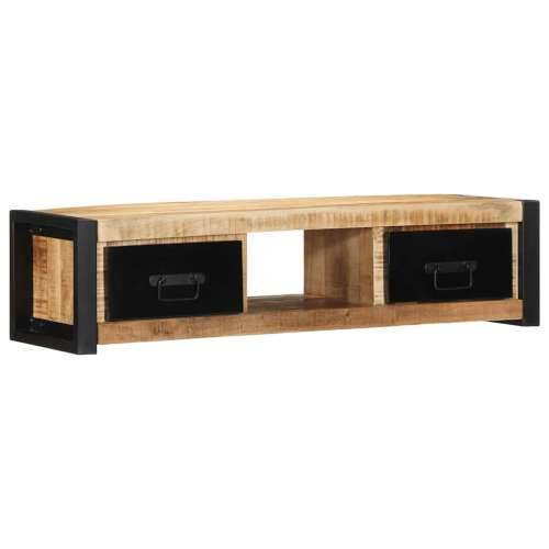 TV ormarić 100x30x25 cm Puno grubo drvo Mango - Crna i smeđa 1 Grubo masivno drvo manga Cijena