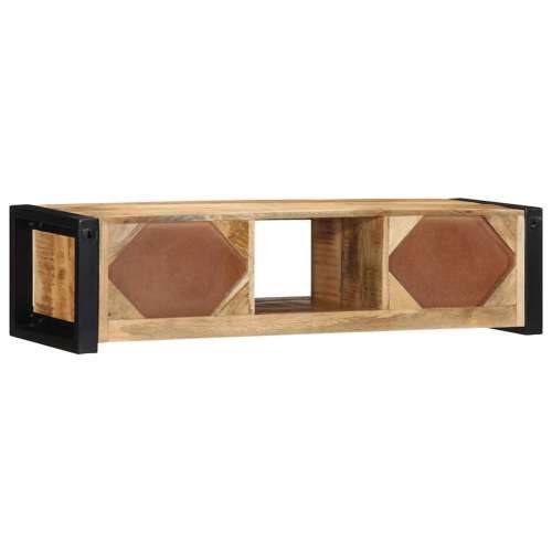 TV ormarić 100x30x25 cm Puno grubo drvo Mango - Crna i smeđa 1 Grubo masivno drvo manga Cijena