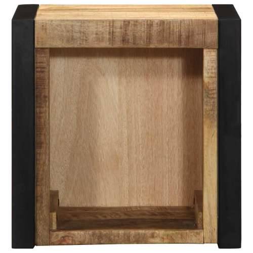 Noćni ormarić 40x35x40 cm Puno grubo drvo Mango - Smeđa 40 x 35 x 40 cm 1 Grubo masivno drvo manga Cijena