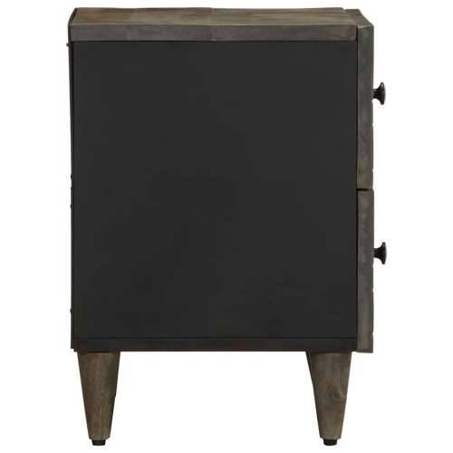 Noćni ormarići 2 kom svijetlo sivi 40x33x46 cm Puno drvo Mango - 2 Cijena