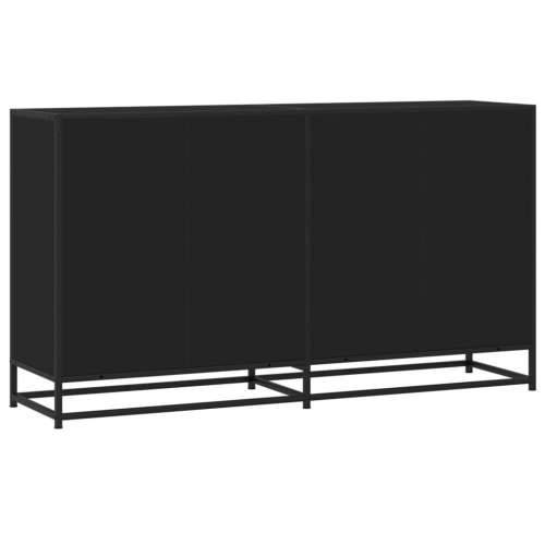 Komoda crna 134x35x76 cm Konstruirano drvo - Crna 1 Cijena