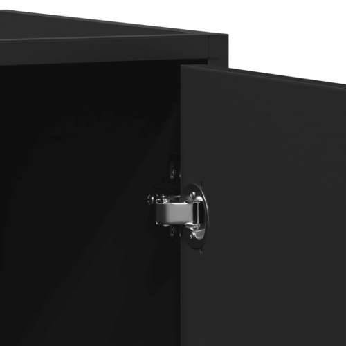 Komoda crna 134x35x76 cm Konstruirano drvo - Crna 1 Cijena