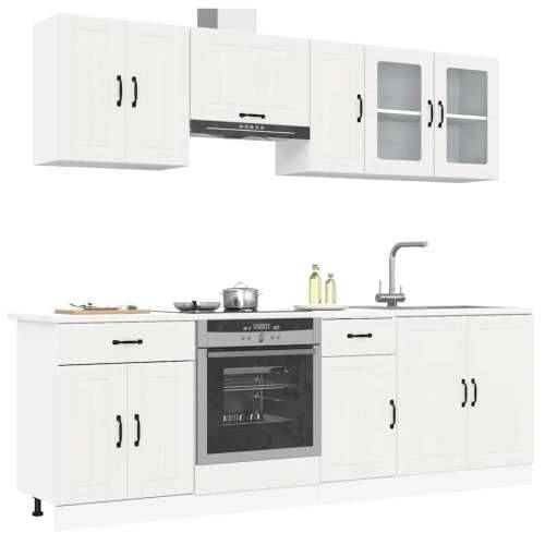 Set kuhinjskih elementa od 8 dijelova “Kalmar” izrađeno drvo - Bijela 1 Cijena