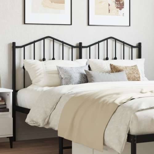 Metalno uzglavlje crno 140 cm - Crna 140 cm 1 Cijena