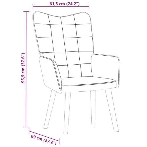 Stolica za opuštanje plava baršunasta - Plava 1 without stool Cijena