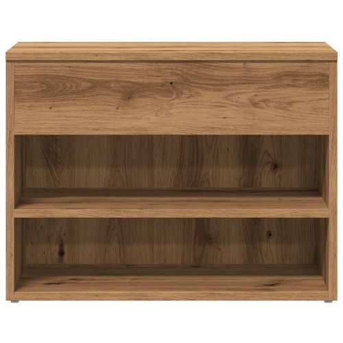 Klupa za cipele obrtnički hrast 60x30x45 cm izrađeno drvo - hrast artisan 60 x 30 x 45 cm 1 Cijena