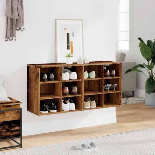Ormari za cipele 2 kom Staro drvo 52x30x50 cm - Staro drvo 52.5 x 30 x 50 cm 2 Cijena