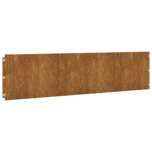 Rubovi travnjaka 20 kom 25x103 cm Fleksibilni vremenski čelik - hrđava 25 x 103 cm 20 Cijena