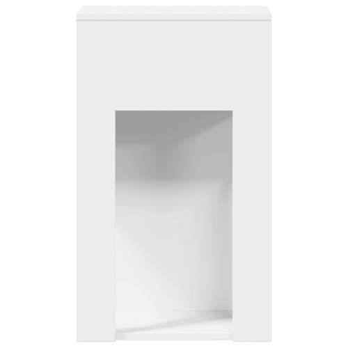 Tower stalak za računalo s ladicom bijeli 30x44x74 cm - Bijela Cijena