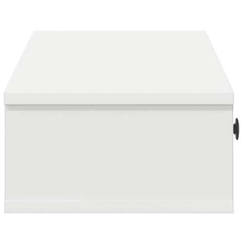 Zidna polica s ladicama bijela 60x28x15 cm konstruirano drvo - Bijela 60 x 25 x 15 cm 1 Cijena