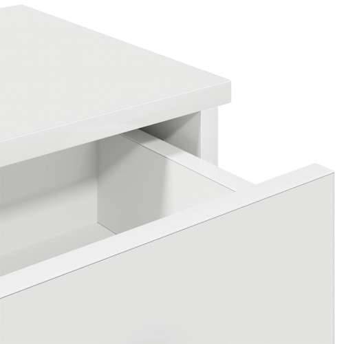 Zidna polica s ladicama bijela 60x28x15 cm konstruirano drvo - Bijela 60 x 25 x 15 cm 1 Cijena