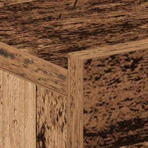 Plutajući noćni ormarić staro drvo 40x32x15cm konstruirano drvo - Staro drvo 1 Cijena