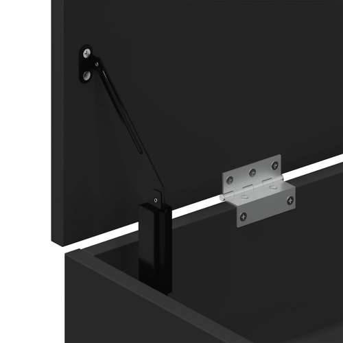 Klupa za cipele crna 102x30,5x45 cm izrađeno drvo - Crna 1 Cijena