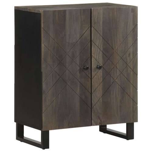 Komoda od 3 komada crna 60x33x75 cm Puno drvo Mango Cijena