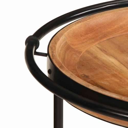 Pomoćni stolić Ø55x60 cm puno drvo bagrem - 1 Masivno bagremovo drvo Cijena