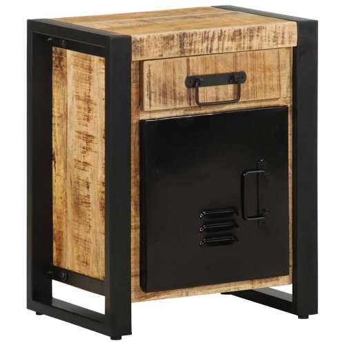 Noćni ormarić 40x30x50 cm Puno grubo drvo Mango - Prirodna 1 Cijena