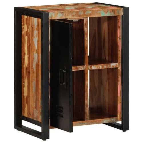 Komoda Višebojna 55x35x70 cm Puno Obrađeno Drvo - Šareni 1 Cijena