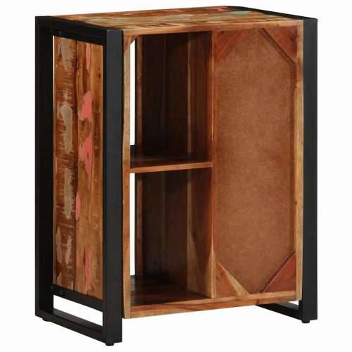 Komoda Višebojna 55x35x70 cm Puno Obrađeno Drvo - Šareni 1 Cijena