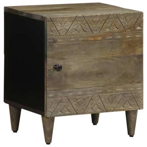 Noćni ormarići 2 kom svijetlo sivi 40x33x46 cm Puno drvo Mango - 2 Cijena