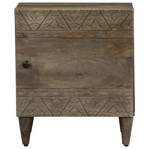 Noćni ormarići 2 kom svijetlo sivi 40x33x46 cm Puno drvo Mango - 2 Cijena