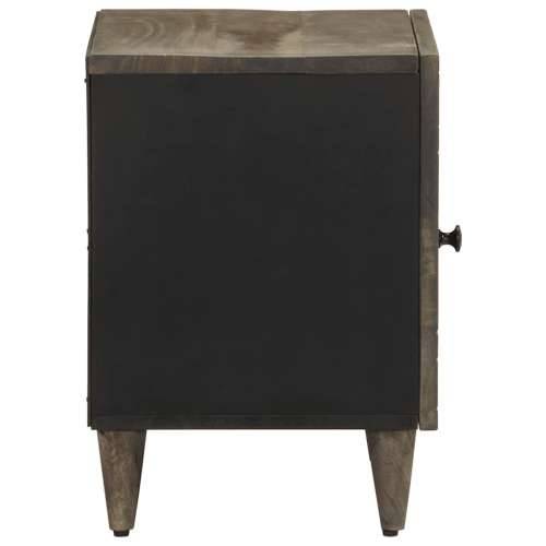Noćni ormarići 2 kom svijetlo sivi 40x33x46 cm Puno drvo Mango - 2 Cijena