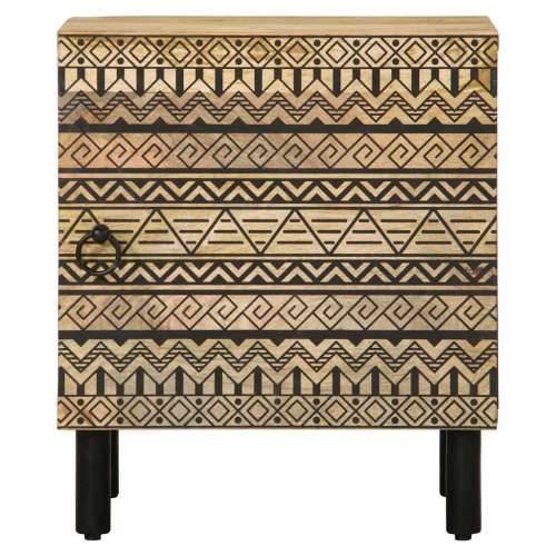 Krevetni ormarići 2 kom crni 40x33,5x46cm puno grubo drvo mango - 2 Cijena