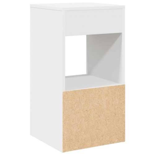 Noćni ormarić s ladicom bijeli 35x34x66,5 cm - Bijela 1 Cijena